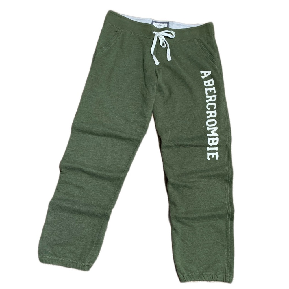Y2K Abercrombie & Fitch Sweatpants – Olive Green – Size M